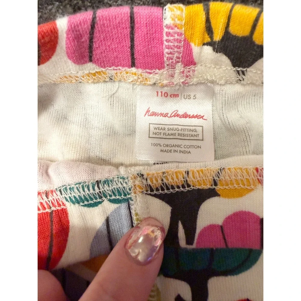 Hanna Andersson Kids Organic Cotton Pumpkin Pajama Set Multicolor Size 6-7 120cm